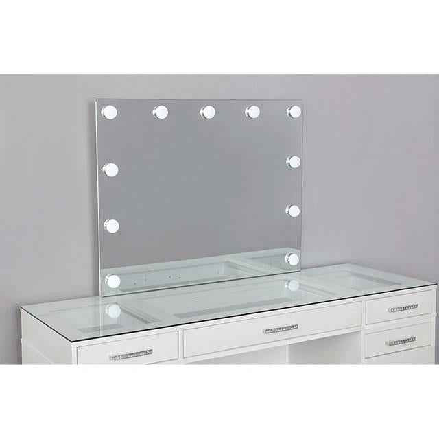 Valentina Vanity Set White & Dark Gray