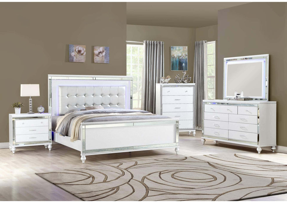 QUEEN BED (WHITE) VIP New Classic