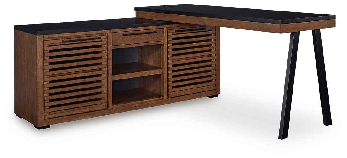 Kallari Credenza with Desk Return
