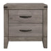 Woodrow 2 Drawer Nightstand in Gray 2042-4 image
