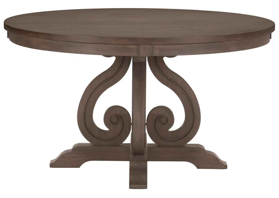 Toulon  Round Dining Table in Dark Pewter 5438-54*
