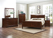 Homelegance Mayville Mirror in Brown Cherry 2147-6 VIP Homelegance