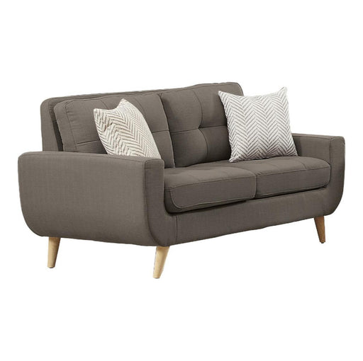 Deryn Loveseat in Gray 8327GY-2 - VIP FURNITURE (NJ)