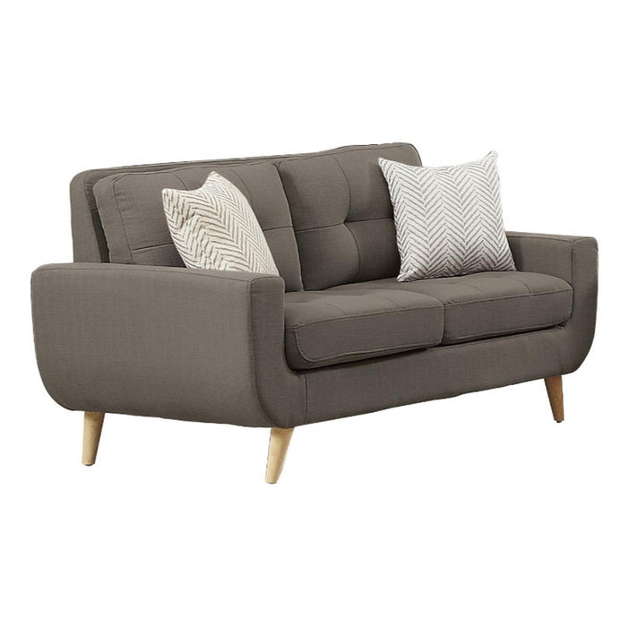 Deryn Loveseat in Gray 8327GY-2 - VIP FURNITURE (NJ)