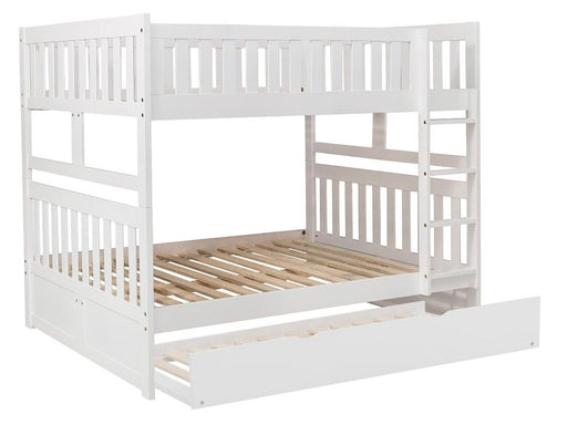 Galen Full/Full Bunk Bed w/ Storage Boxes in White B2053FFW-1*T - VIP FURNITURE (NJ)