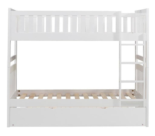 Galen Twin/Twin Bunk Bed w/ Twin Trundle in White B2053W-1*R - VIP FURNITURE (NJ)