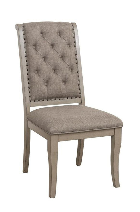 Vermillion Side Chair in Gray (Set of 2) - VIP FURNITURE (NJ)