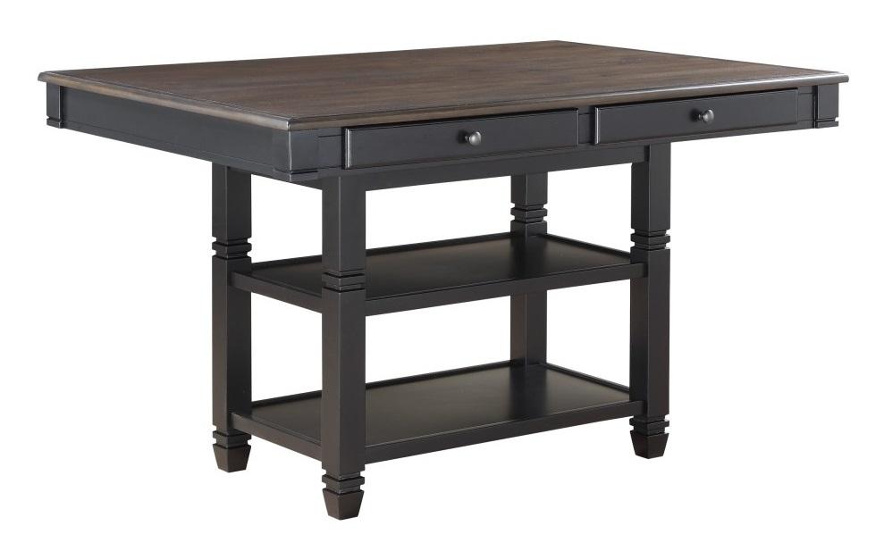 Baywater Counter Height Table in Natural and Black 5705BK-36 - VIP FURNITURE (NJ)