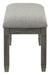 Granby Bench in Antique Gray 5627GY-13 - VIP FURNITURE (NJ)