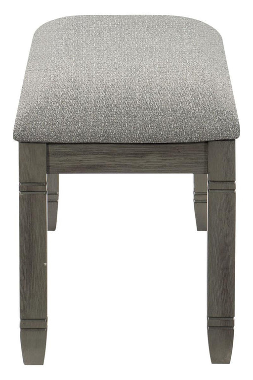 Granby Bench in Antique Gray 5627GY-13 - VIP FURNITURE (NJ)