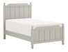 Wellsummer Twin Panel Bed in Gray 1803GYT-1* - VIP FURNITURE (NJ)