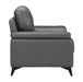 Mischa Chair in Dark Gray 9514DGY-1 - VIP FURNITURE (NJ)