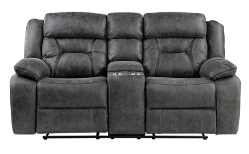Madrona Hill Double Reclining Loveseat in Gray 9989GY-2 - VIP FURNITURE (NJ)