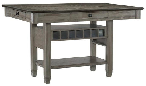 Granby Counter Height Dining Table in Coffee and Antique Gray 5627GY-36* - VIP FURNITURE (NJ)