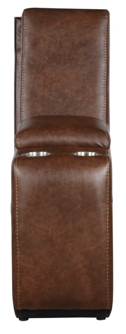 Putnam Console with Receptacles and USB Port in Brown 9405BR-CN - VIP FURNITURE (NJ)