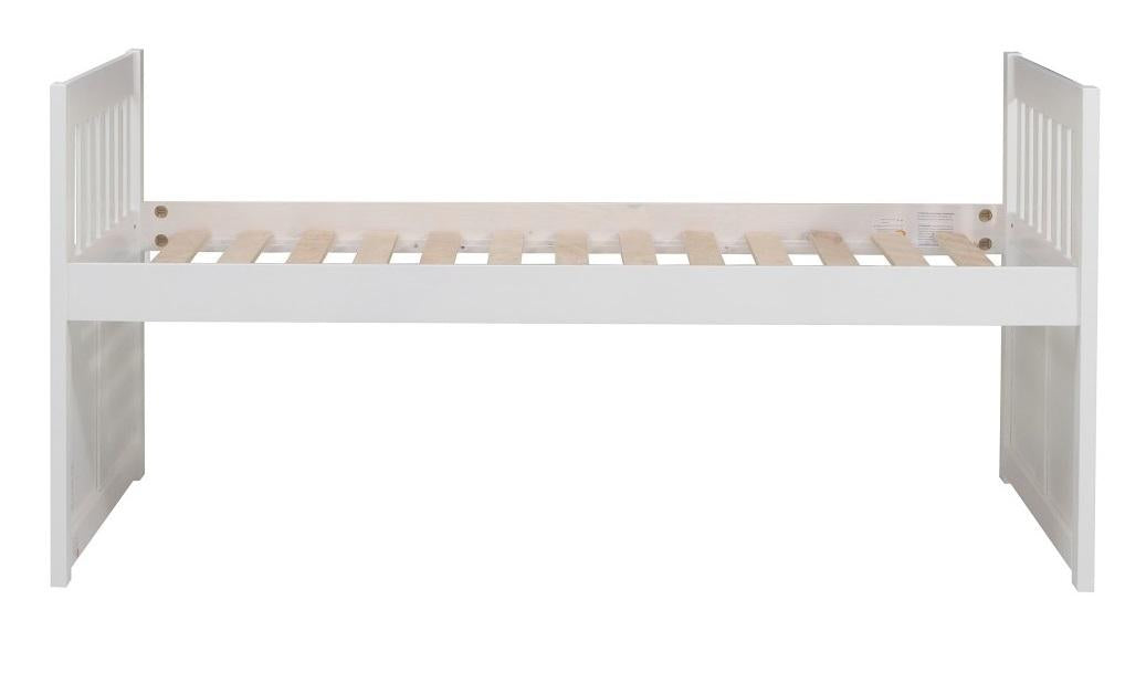 Galen Twin/Twin Trundle Bed with Storage in White B2053PRW-1* - VIP FURNITURE (NJ)