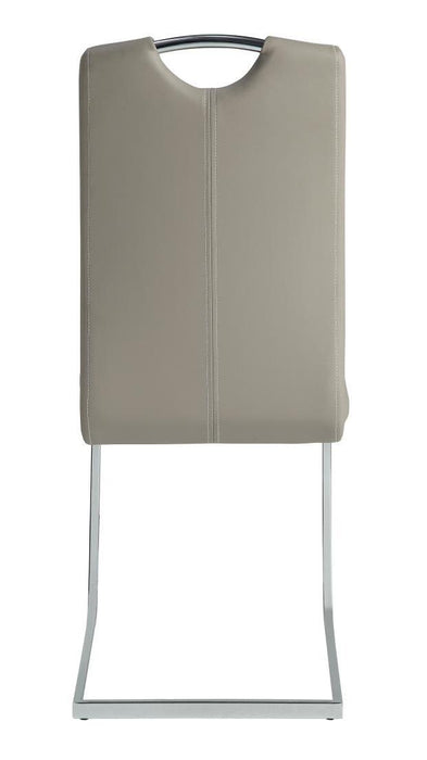 Glissand Side Chair in Chrome (Set of 2) - VIP FURNITURE (NJ)