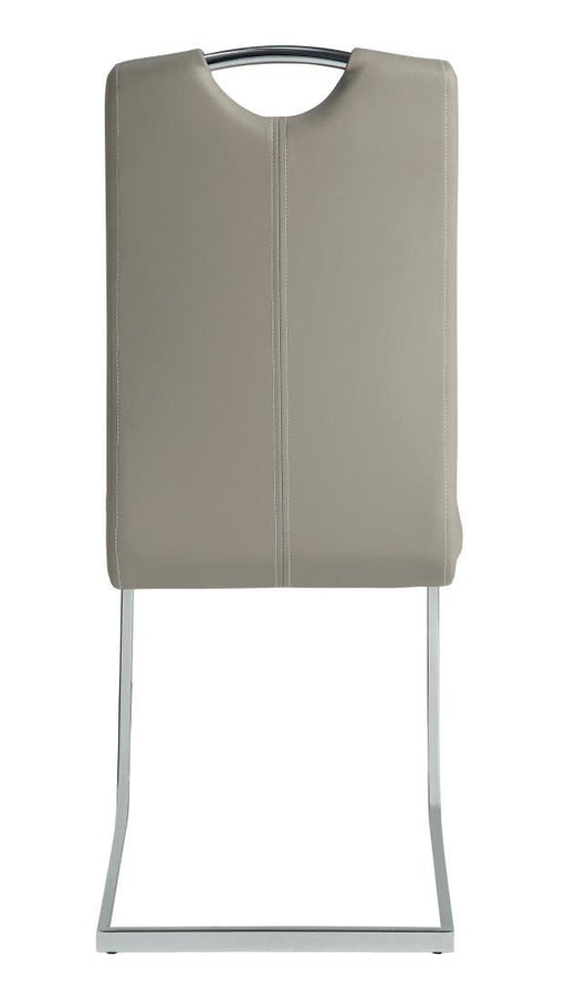 Glissand Side Chair in Chrome (Set of 2) - VIP FURNITURE (NJ)