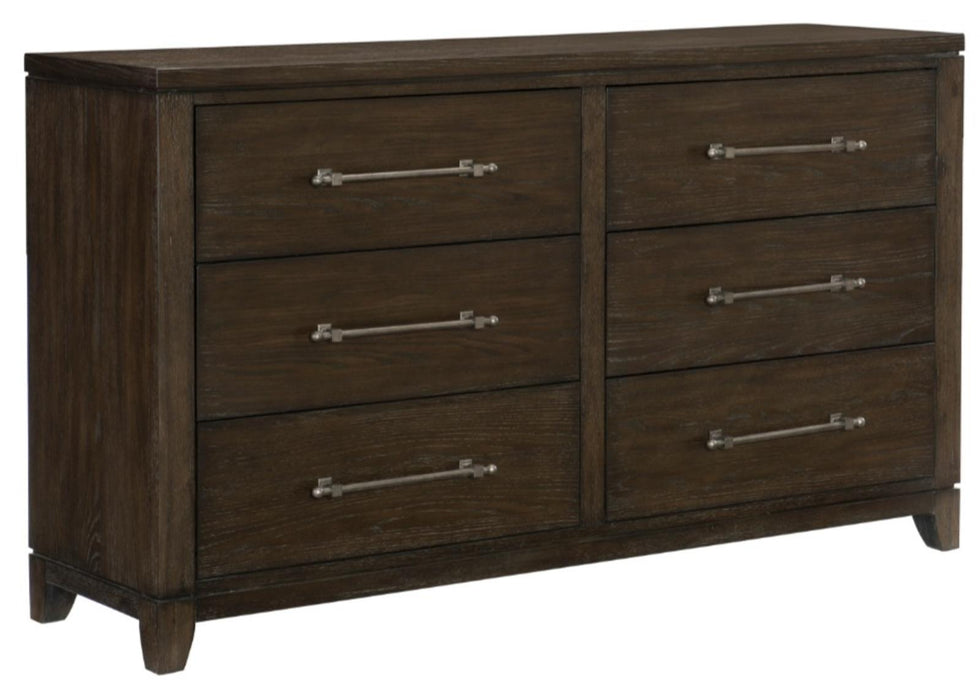 Griggs Dresser in Dark Brown 1669-5 - VIP FURNITURE (NJ)