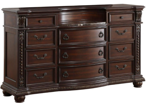 Cavalier Dresser in Dark Cherry 1757-5 - VIP FURNITURE (NJ)