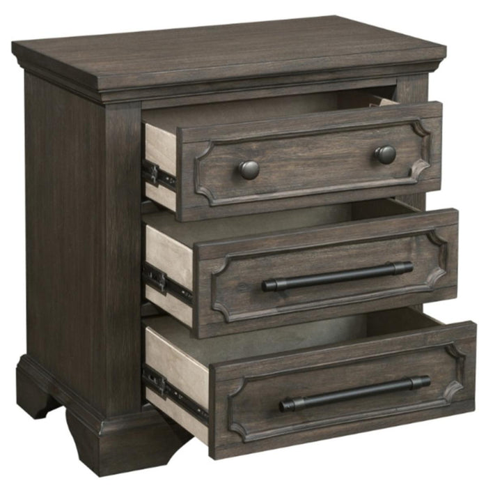Taulon Nightstand in Dark Oak 5438-4 - VIP FURNITURE (NJ)