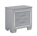 Allura Nightstand in Silver 1916-4 - VIP FURNITURE (NJ)