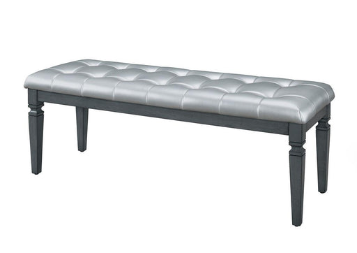 Allura Bed Bench in Gray 1916GY-FBH - VIP FURNITURE (NJ)