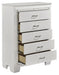 Allura Chest in White 1916W-9 - VIP FURNITURE (NJ)