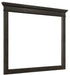Blaire Farm Mirror in Saddle Brown Wood 1675-6 - VIP FURNITURE (NJ)