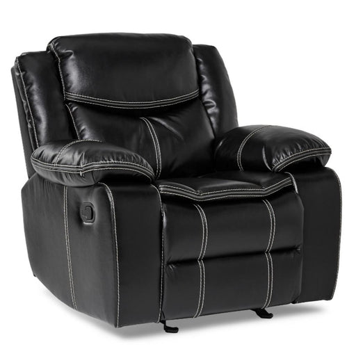 Bastrop Glider Reclining Chair in Black 8230BLK-1 - VIP FURNITURE (NJ)