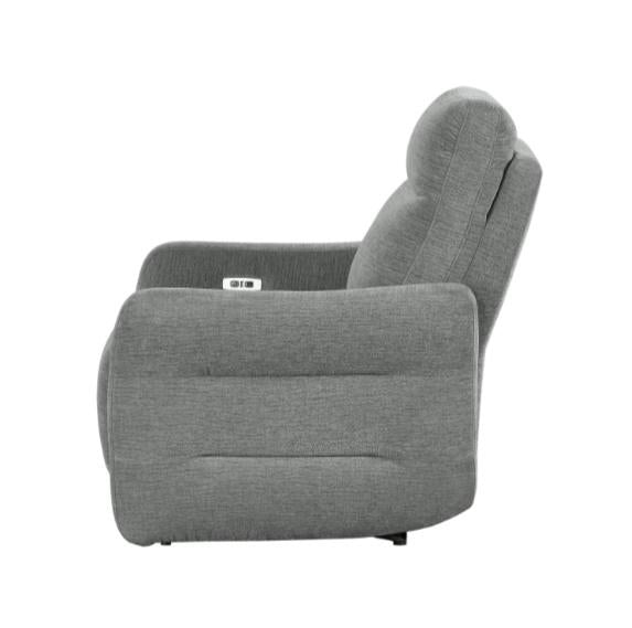 Edition Power Lay Flat Reclining Chair in Dove Grey 9804DV-1PWH - VIP FURNITURE (NJ)