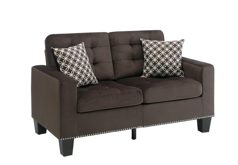 Lantana Loveseat in Chocolate 9957CH-2 - VIP FURNITURE (NJ)
