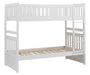 Galen Twin/Twin Bunk Bed in White B2053W-1* - VIP FURNITURE (NJ)