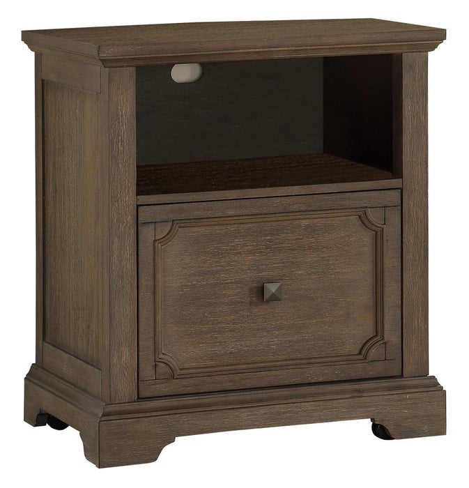 Toulon File Cabinet in Wire-Brushed 5438-18 - VIP FURNITURE (NJ)