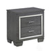 Allura Nightstand in Gray 1916GY-4 - VIP FURNITURE (NJ)