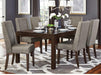 Kavanaugh Dining Table in Dark Brown 5409-78 - VIP FURNITURE (NJ)