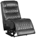 Putnam Power Armless Reclining Chair in Gray 9405GY-ARPW - VIP FURNITURE (NJ)
