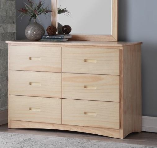 Bartly 6 Drawer Dresser in Natural B2043-5 - VIP FURNITURE (NJ)