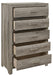 Mandan 5 Drawer Chest in Weathered Gray 1910GY-9 - VIP FURNITURE (NJ)