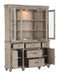 Cardano Buffet & Hutch in Light Brown 1689BR-50* - VIP FURNITURE (NJ)
