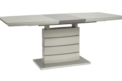 Glissand Dining Table in White & Gray 5599-71* - VIP FURNITURE (NJ)