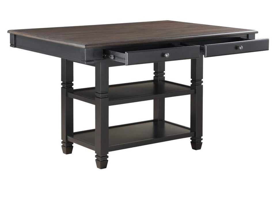 Baywater Counter Height Table in Natural and Black 5705BK-36 - VIP FURNITURE (NJ)