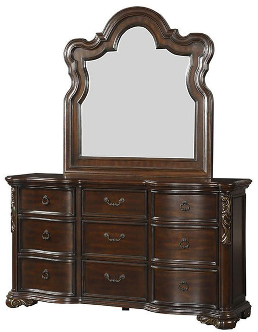 Royal Highlands Mirror in Rich Cherry 1603-6 - VIP FURNITURE (NJ)