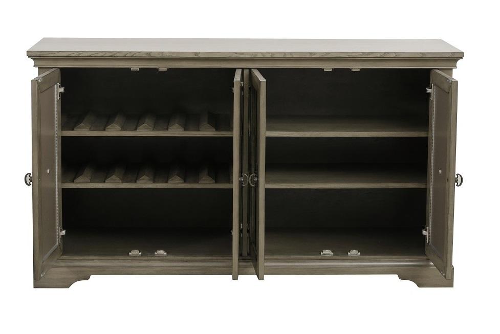 Vermillion Server in Gray 5442-40 - VIP FURNITURE (NJ)