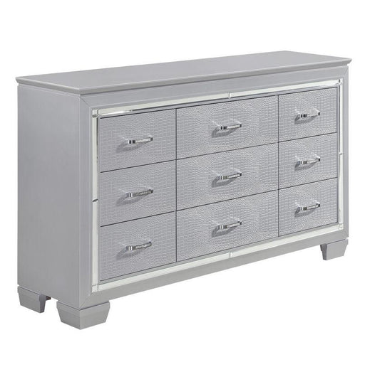 Allura Dresser in Silver 1916-5 - VIP FURNITURE (NJ)