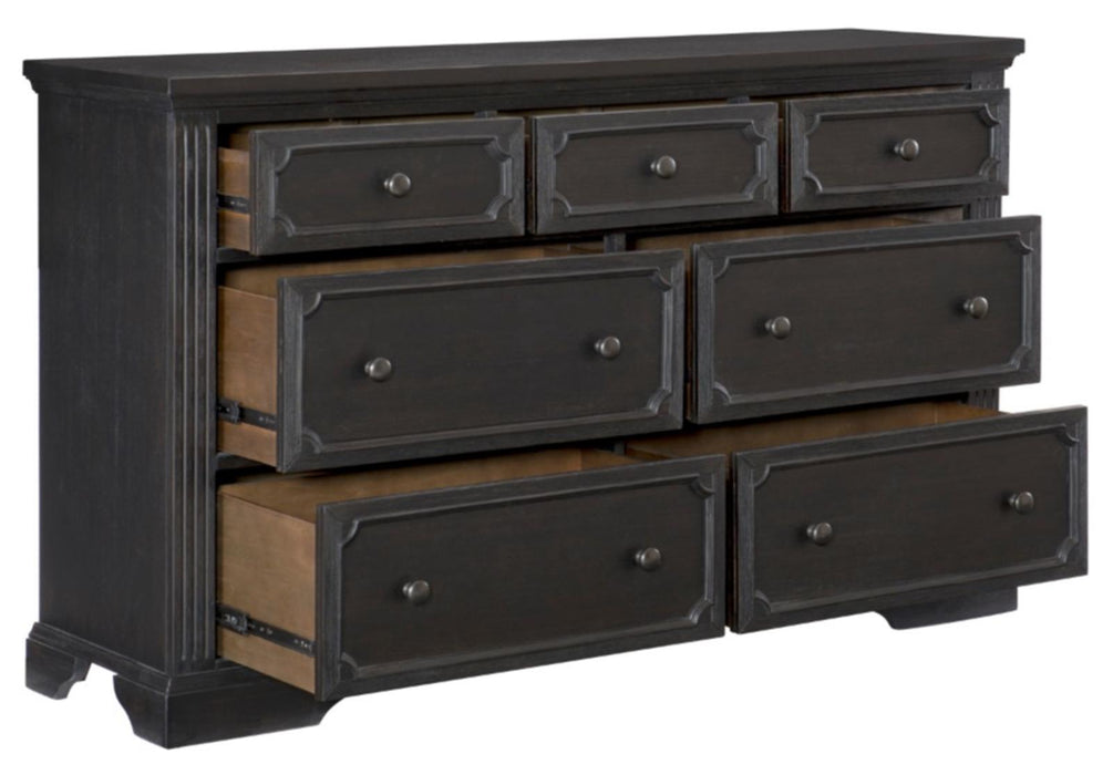 Bolingbrook Dresser in Coffee 1647-5 - VIP FURNITURE (NJ)
