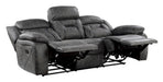 Madrona Hill Double Reclining Sofa in Gray 9989GY-3 - VIP FURNITURE (NJ)