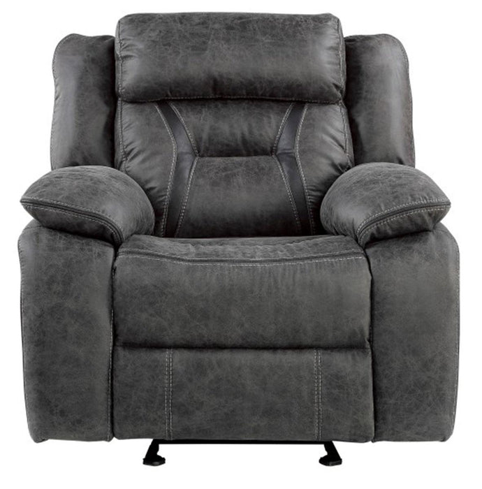 Madrona Hill Glider Reclining Chair in Gray 9989GY-1 - VIP FURNITURE (NJ)