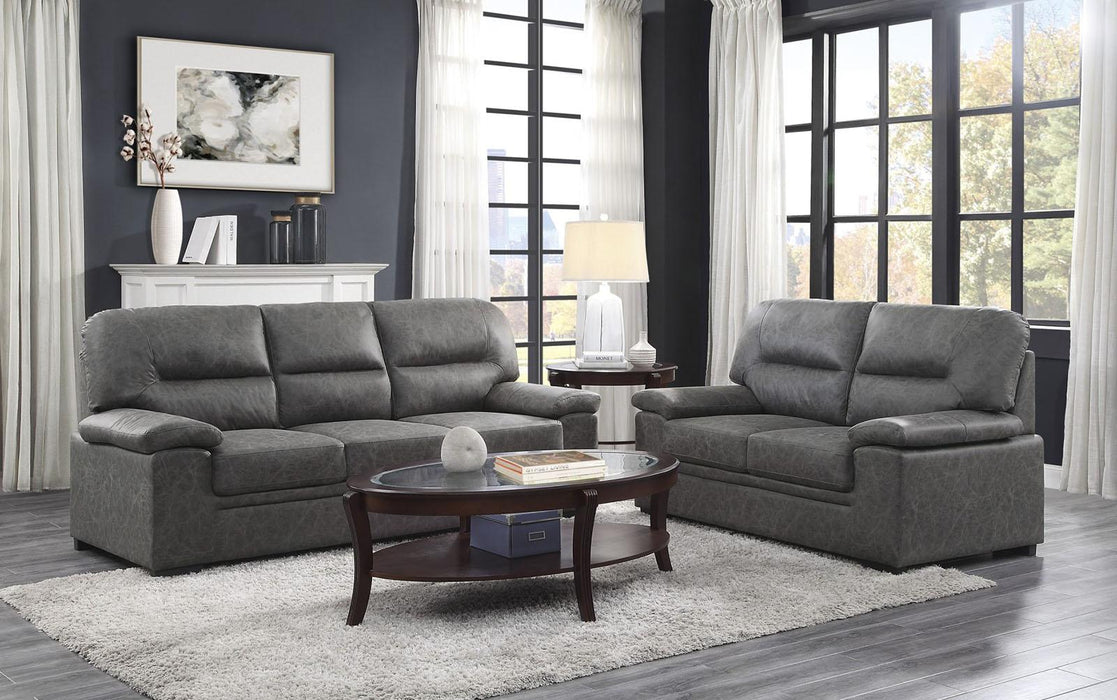 Michigan Loveseat in Dark Gray 9407DG-2 - VIP FURNITURE (NJ)