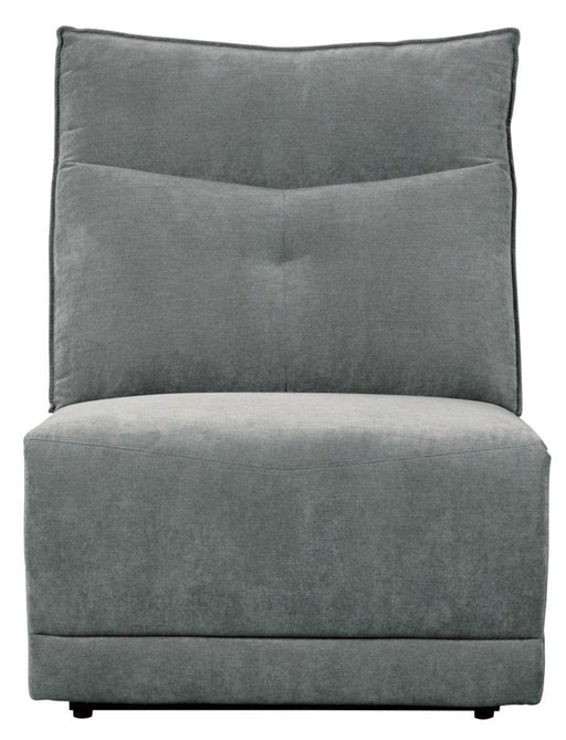 Tesoro Armless Reclining Chair in Dark Gray 9509DG-AR - VIP FURNITURE (NJ)